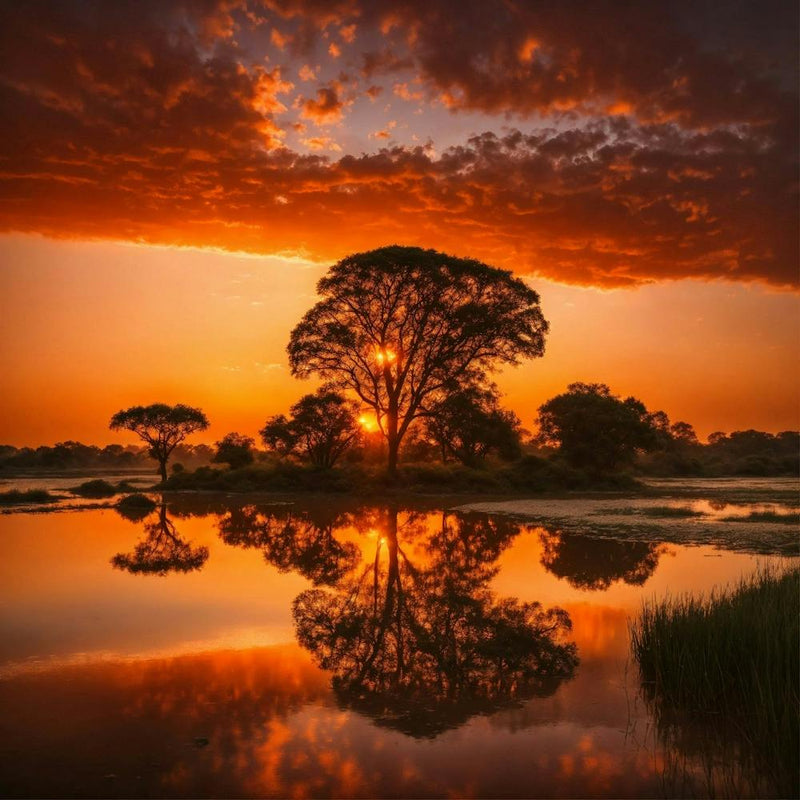 Sunset In The Savannah