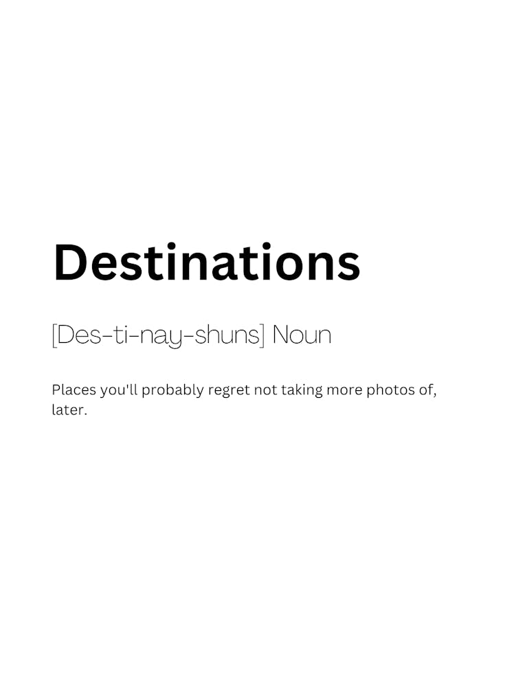 Destinations Definition Meaning 1