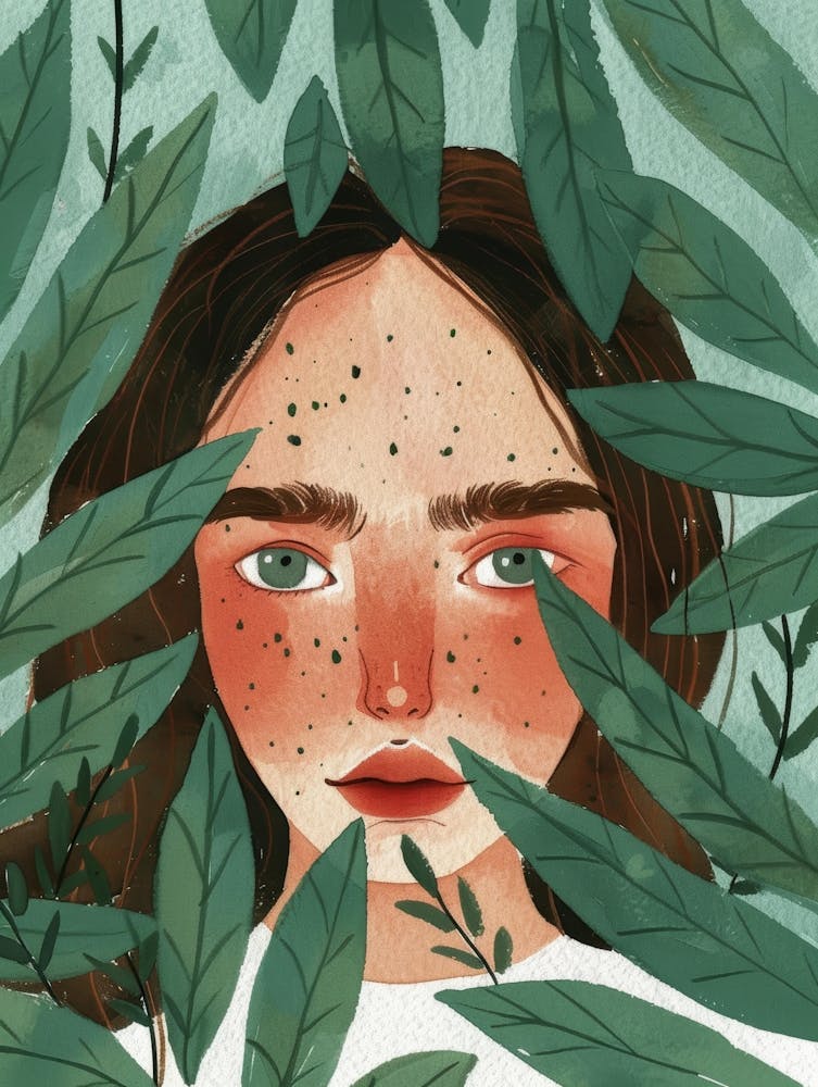 Illustration Of A Girl 7