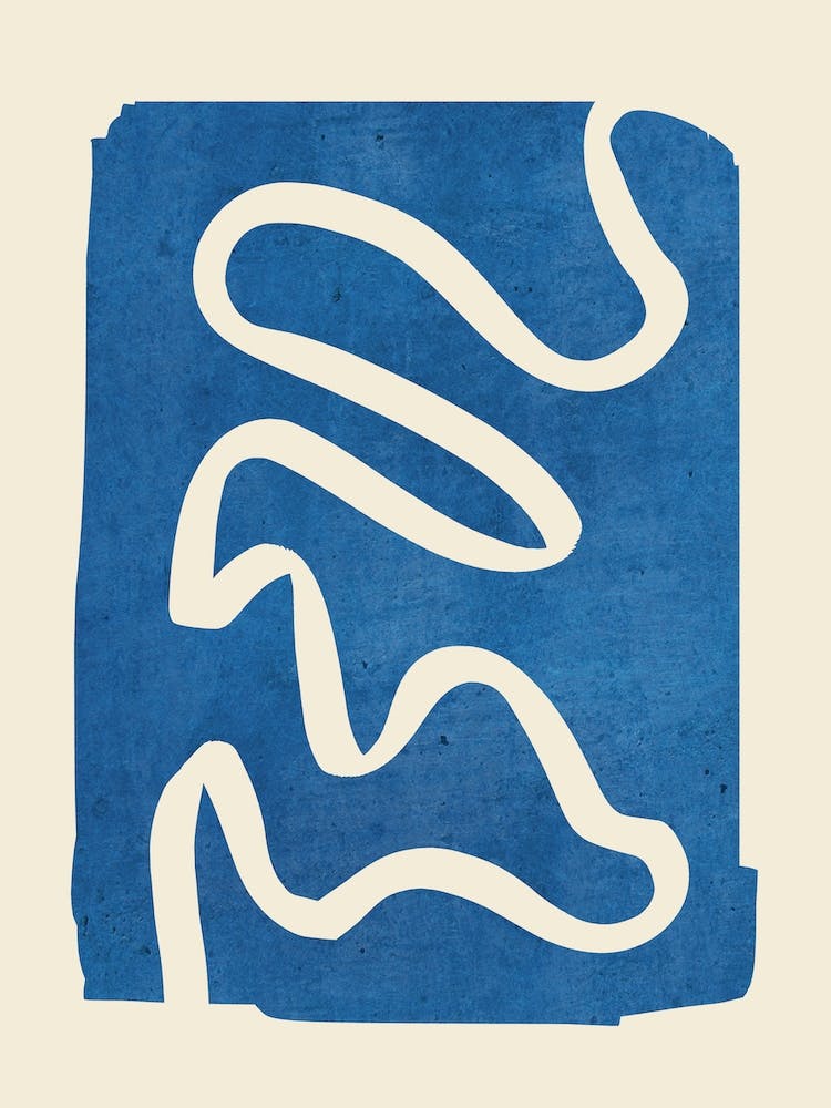 Abstract Minimal Blue