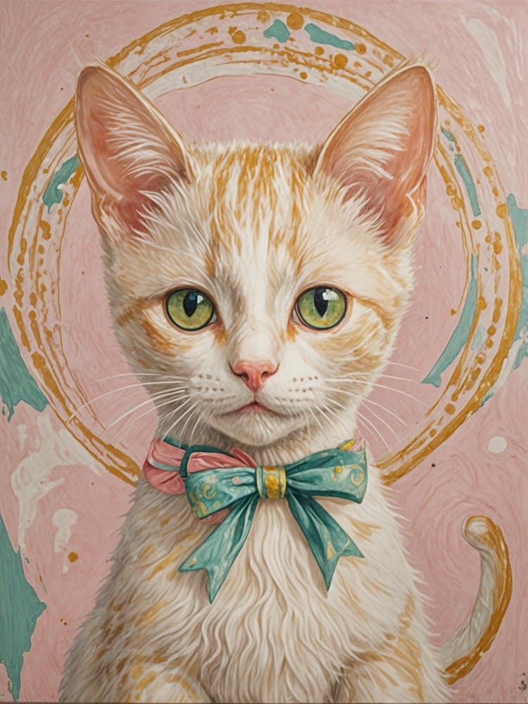 Cat With Bow Tie