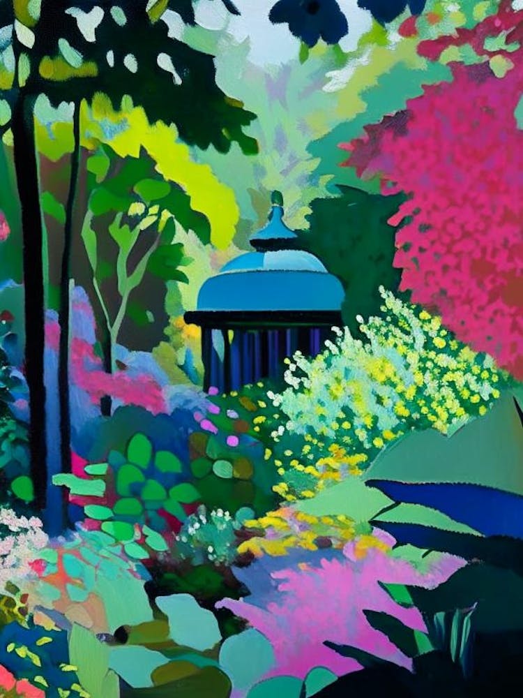 Vandusen Botanical Garden, Canada Abstract Still Life