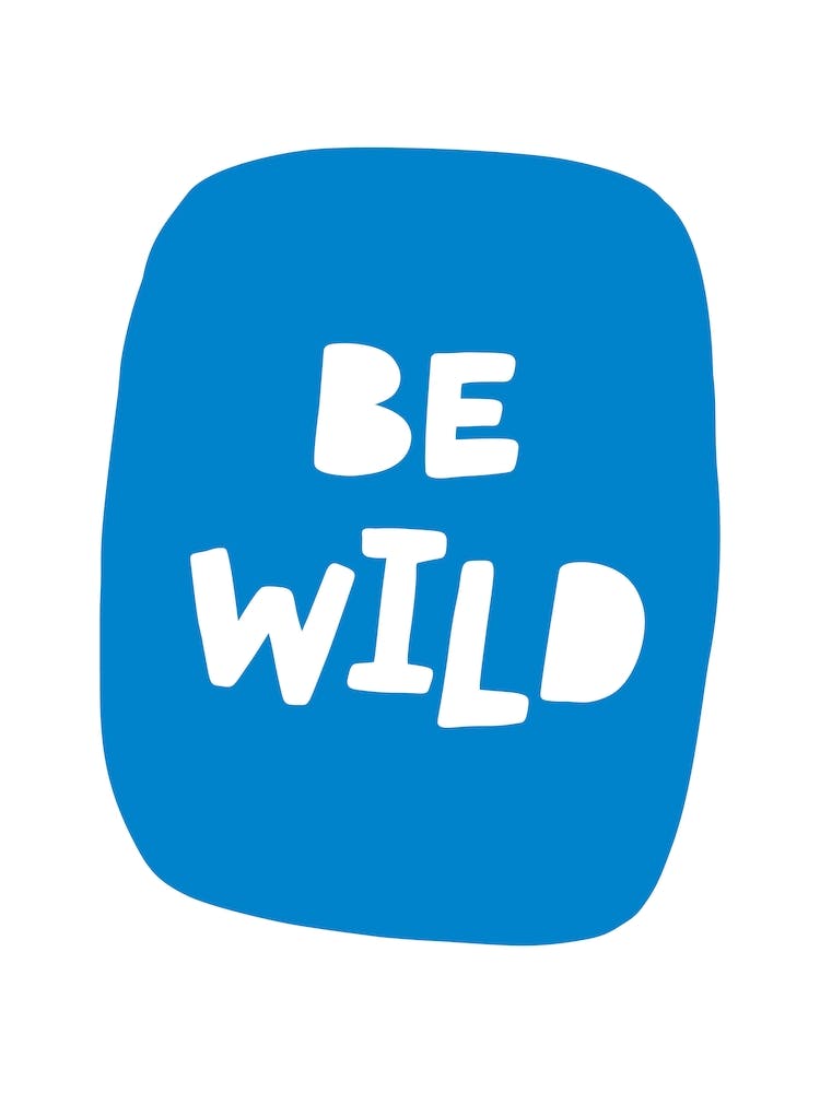 Be Wild Bubble Blue Super Scandi Kids