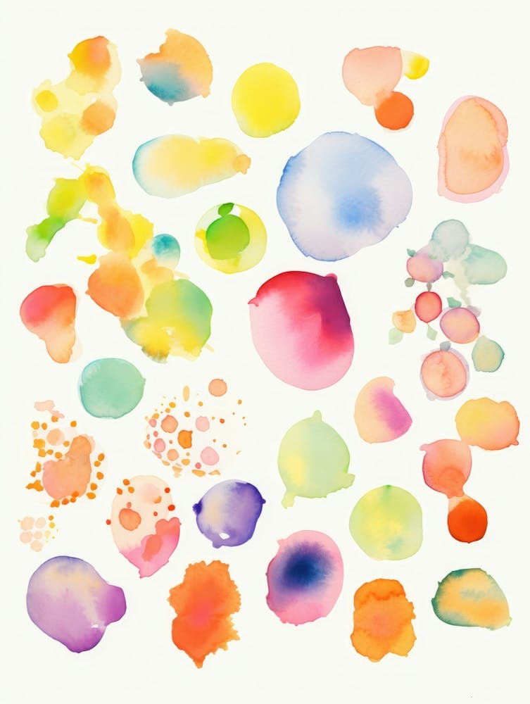 Watercolor Splatters 4
