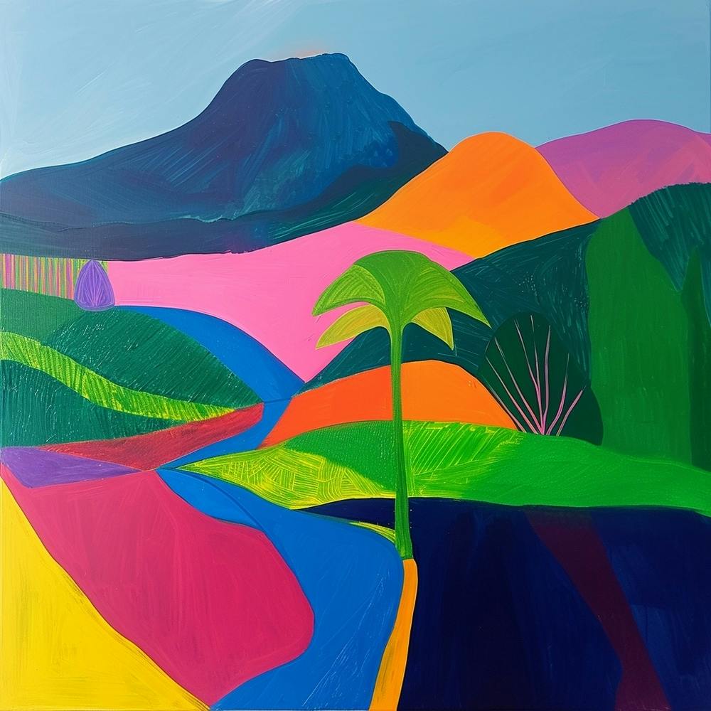 Abstract Travel Collection La Fortuna Costa Rica 1