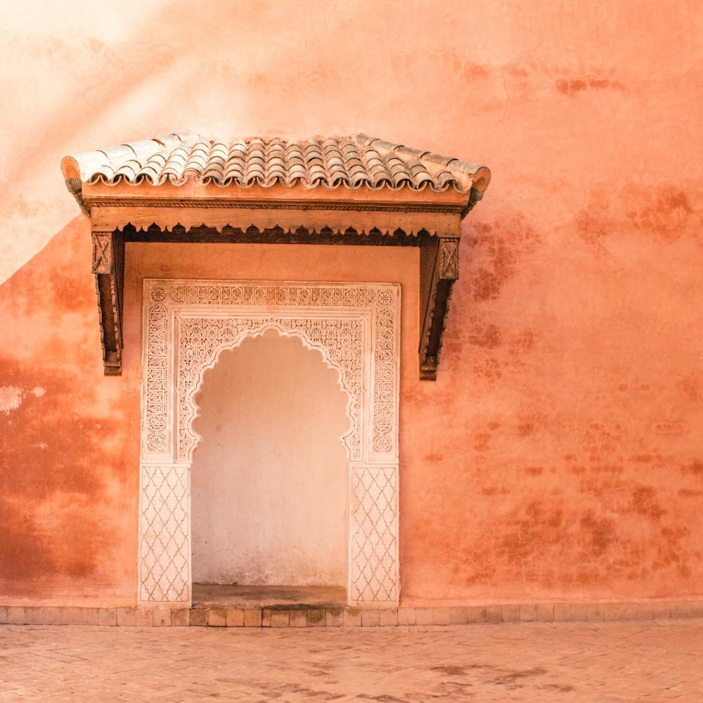 Ancient Moroccan Door And Wall 2