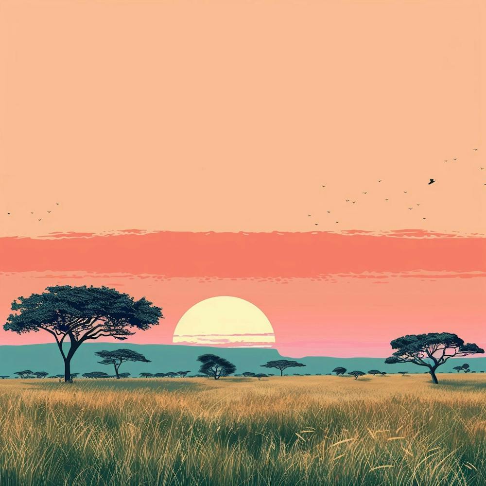 Sunset In The Savannah 2