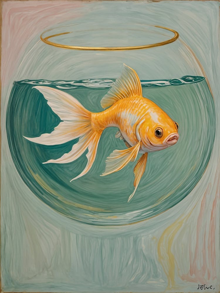 Goldfish In Bowl