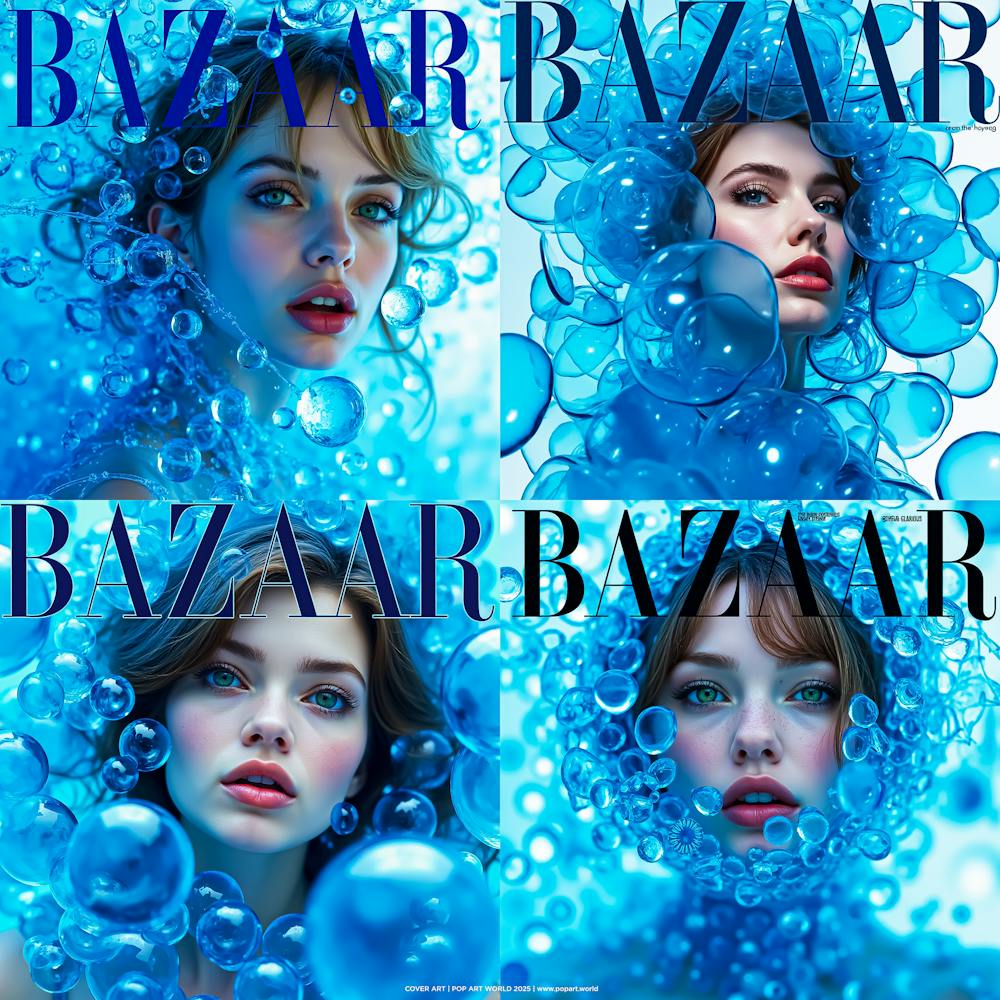 4 COLD MODELS | COVER ART | POP ART WORLD 2025