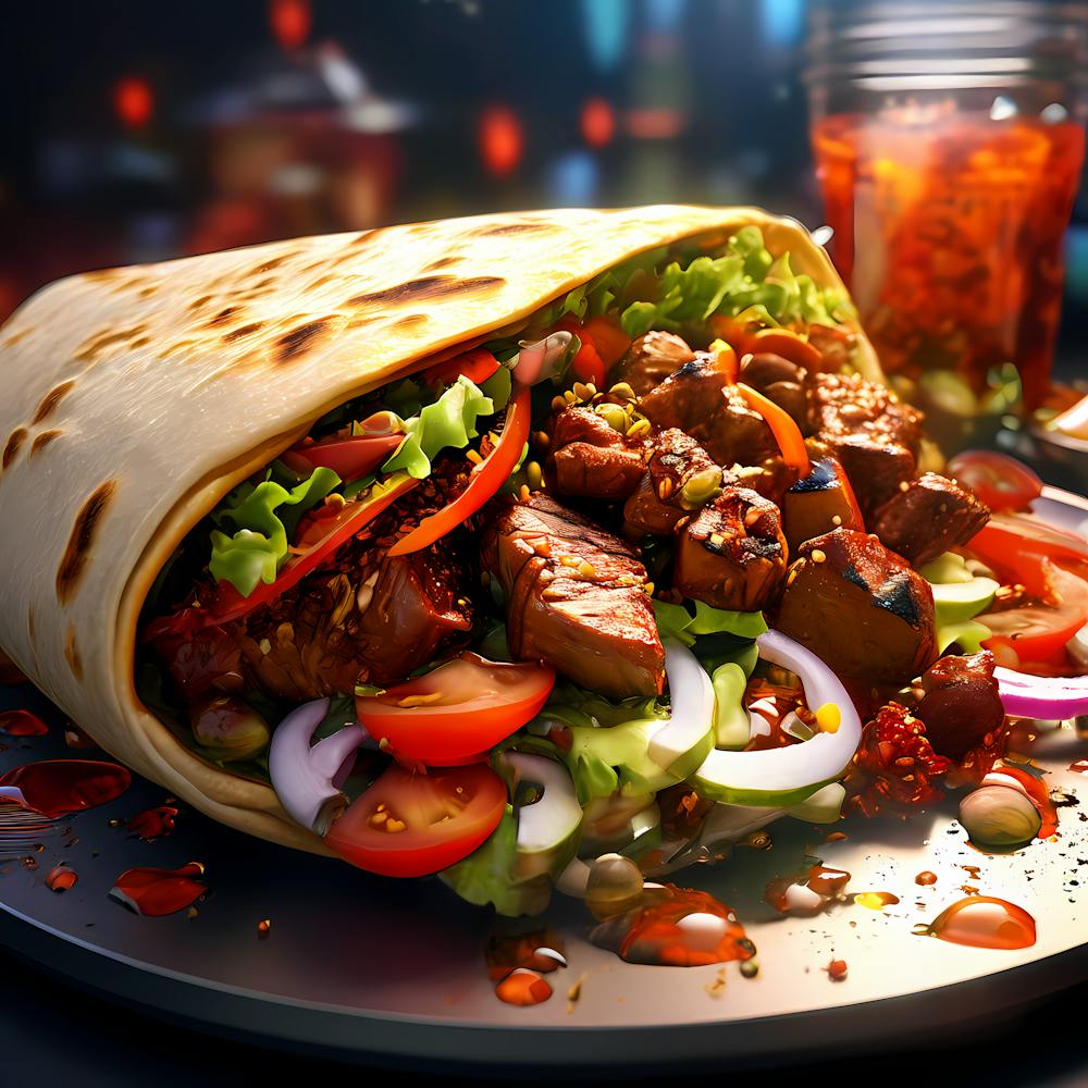 Shawarma sandwich