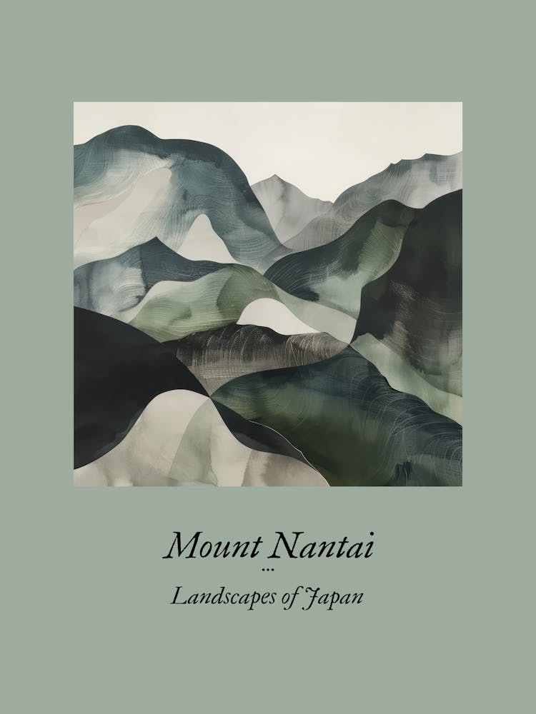 Landschaften Japans Mount Nantai 16