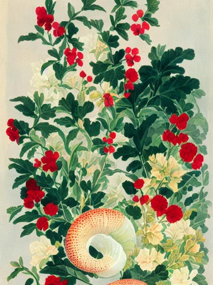 Pyrosome Vintage Graphic Watercolour