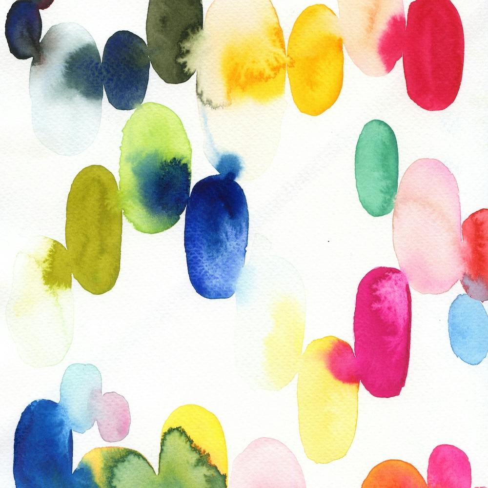 Watercolor Ovals