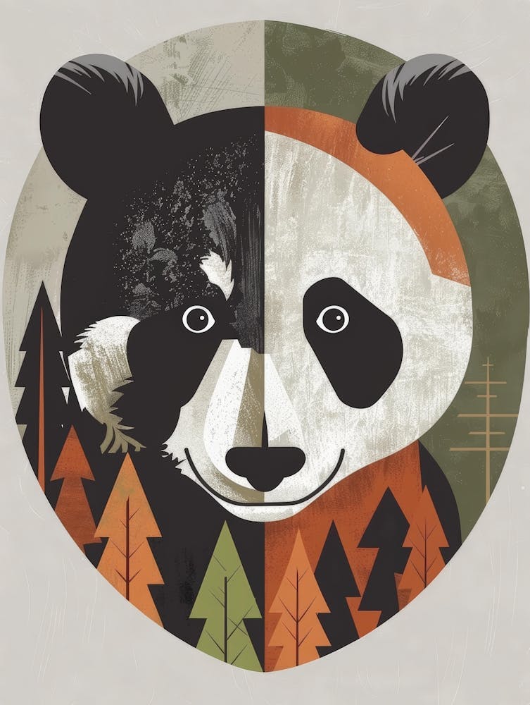 Panda Bear Canvas Print 2