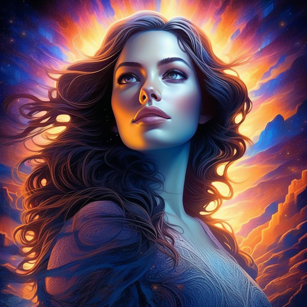 Girl In The Blue Dress