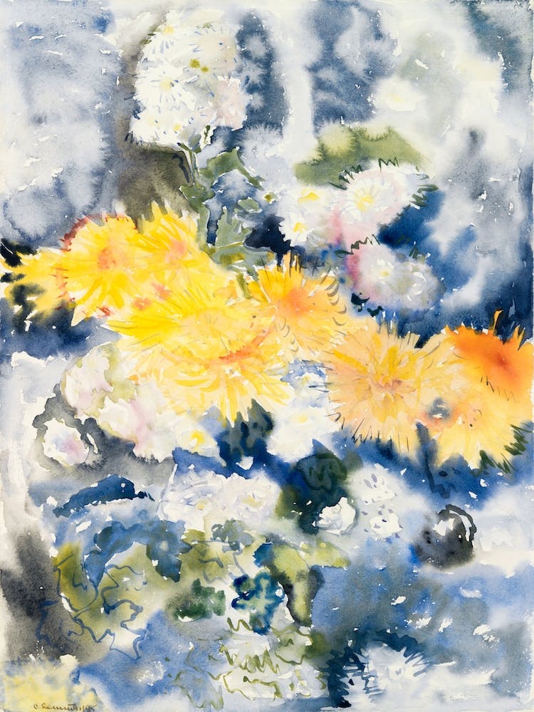 Yellow And Blue, Charles Demuth