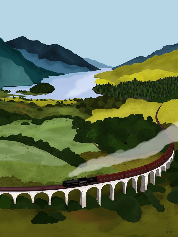 Train à vapeur Scottish Highlands