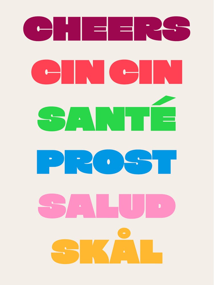 Cheers Sante Kitchen - Coloré