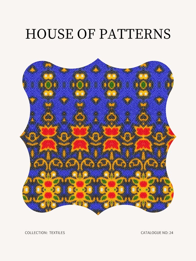 Textile Pattern Poster 25