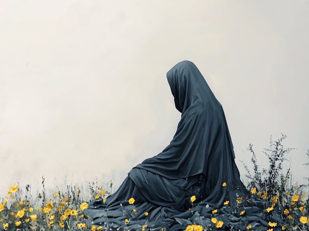 Woman In A Cloak 1