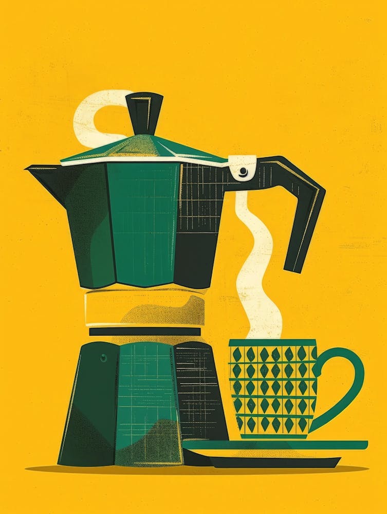 Coffee Pot Canvas Print