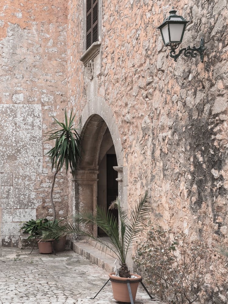 Courtyard Of An Old Building