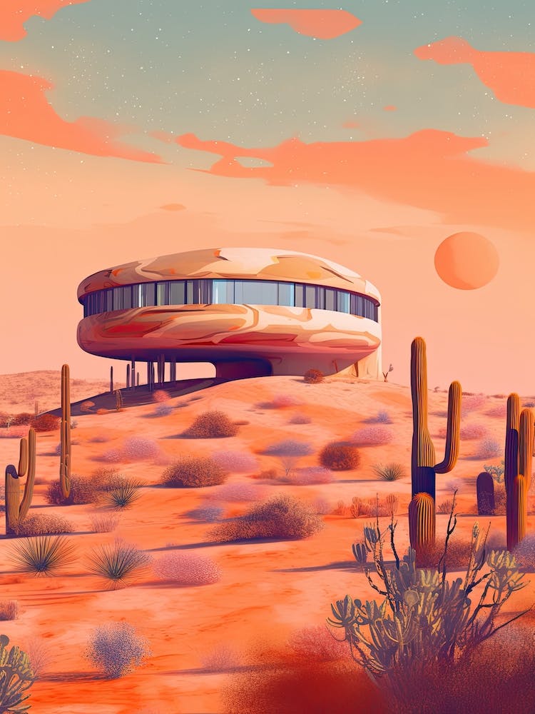 Futuristic Hotel In The Desert 3