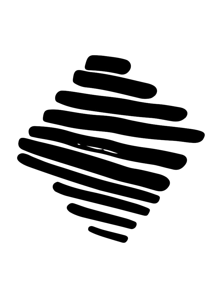 Abstract Black And White Drawing