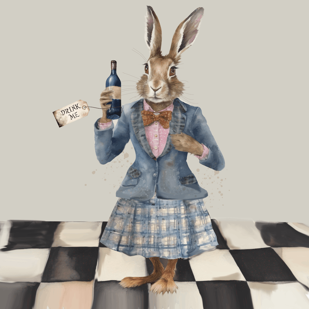 Drink Me Hare Final Flattened
