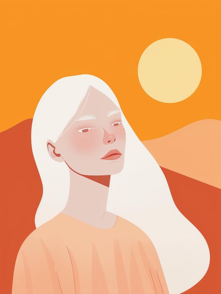 Girl In The Desert 1