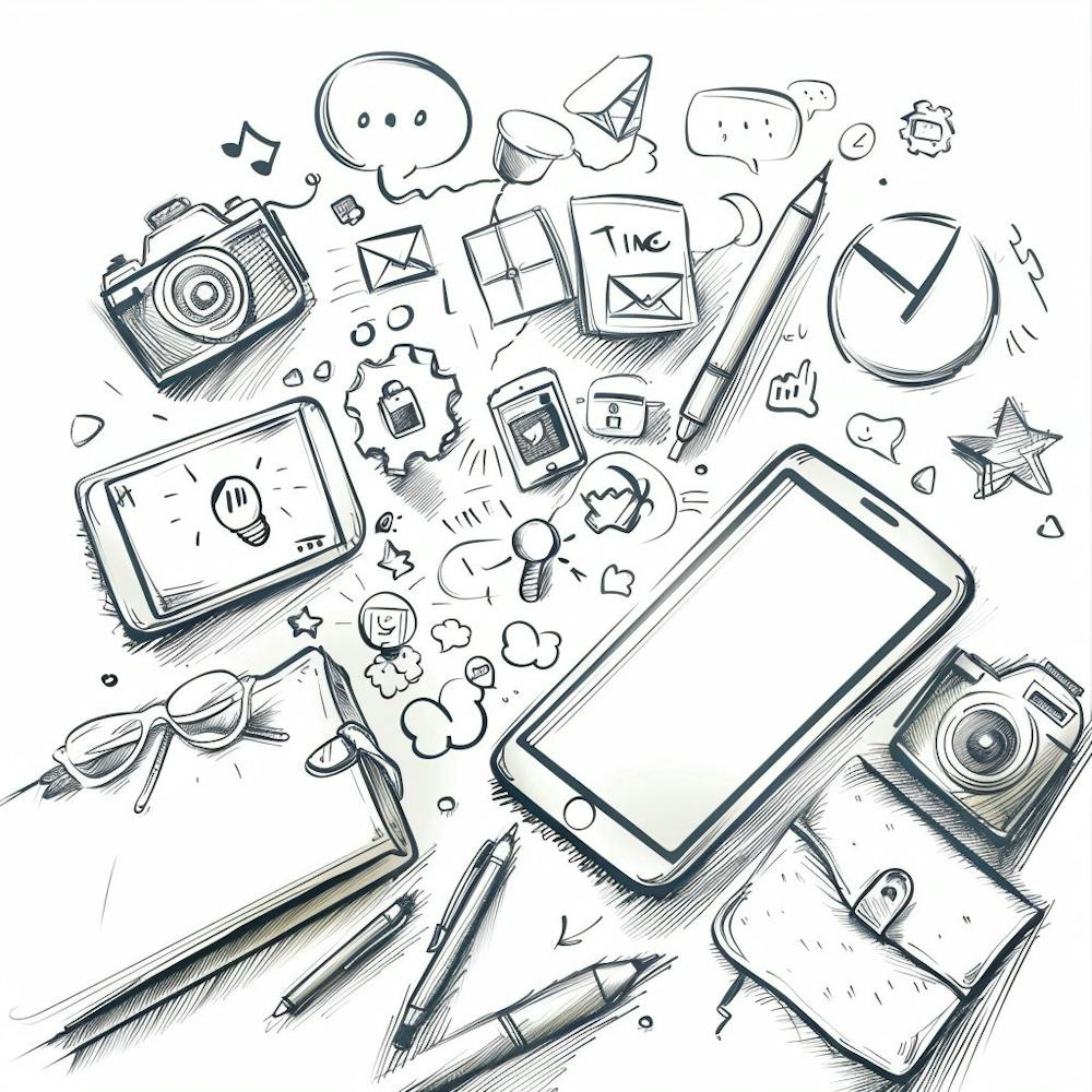 Doodles Hand Drawn Sketch