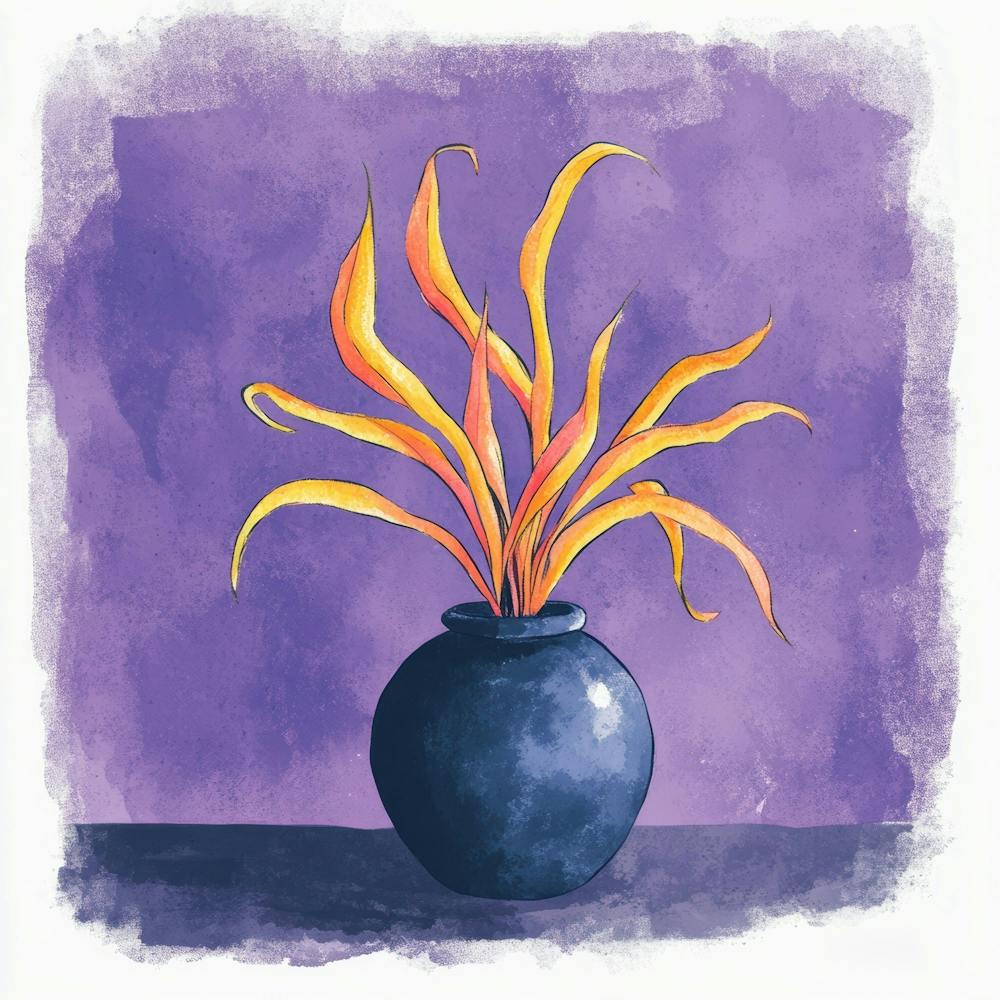 Cactus In A Vase