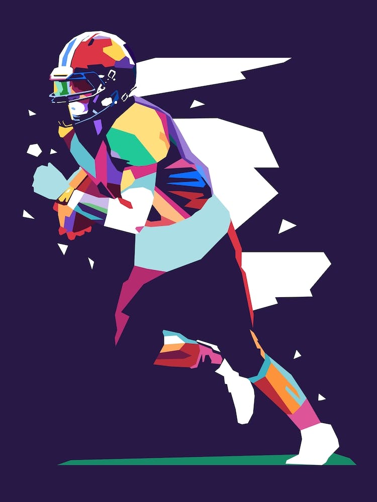 American Football Pop Art 3