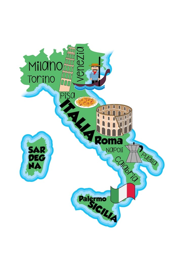 Italienkarte