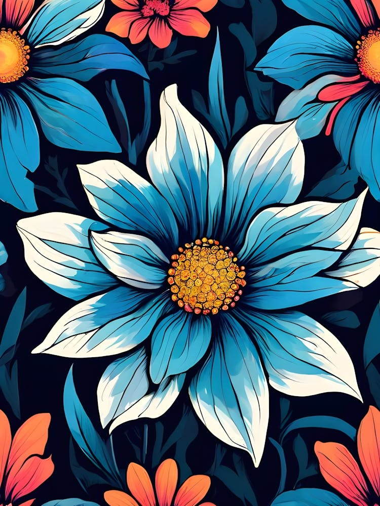 Seamless Floral Pattern 23