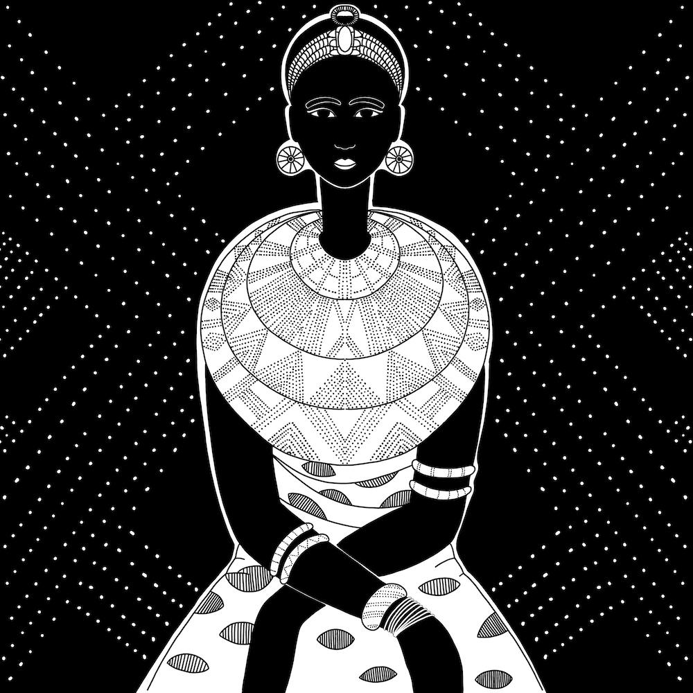 Samburu Woman Square