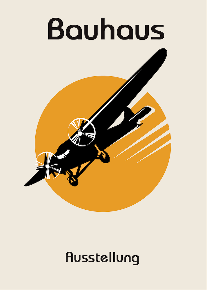 Bauhaus Airplane Orange
