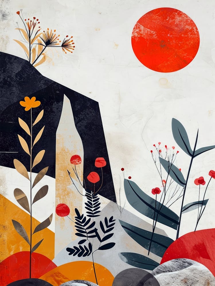 Abstract Landscape Canvas Print 1