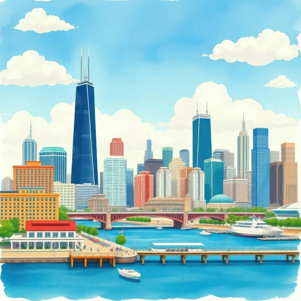 Chicago Skyline 5