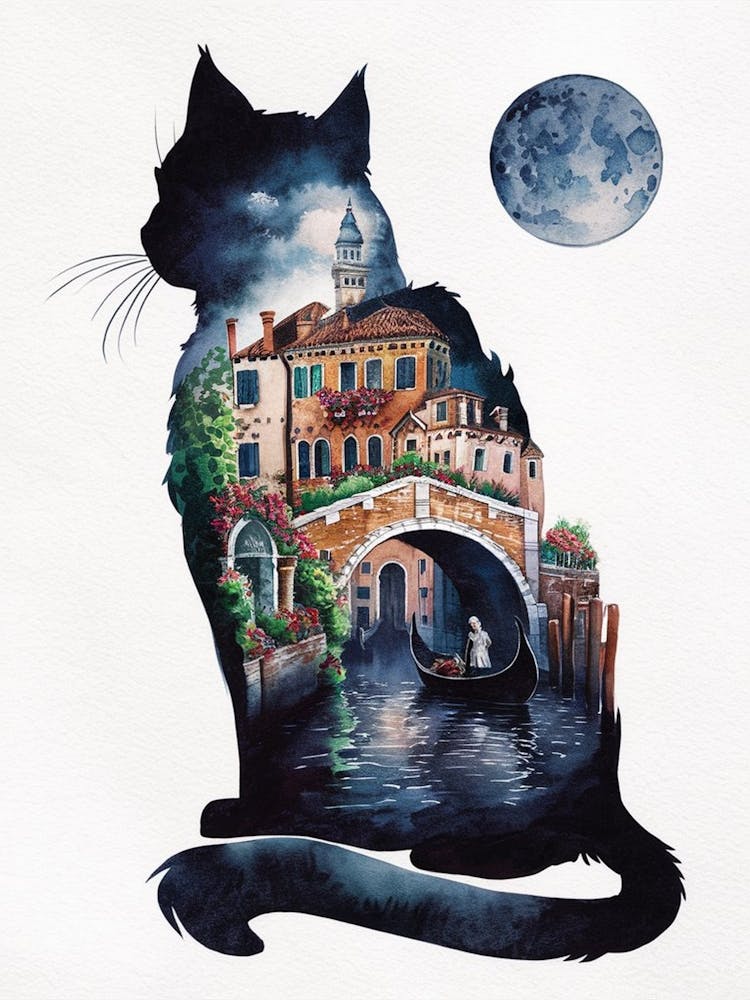 Cat In Venice 1
