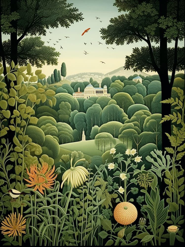 San Diego Botanic Garden Usa Henri Rousseau Style 3