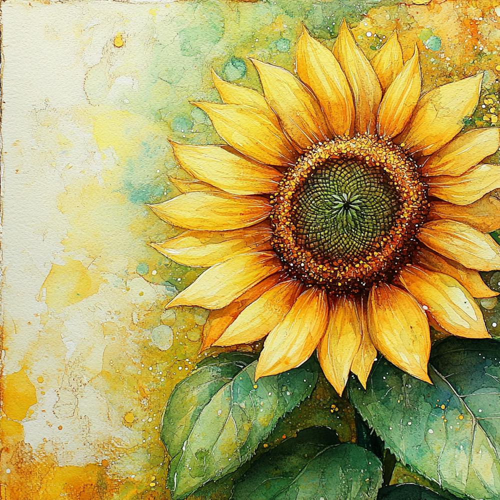 Sunflower Painting