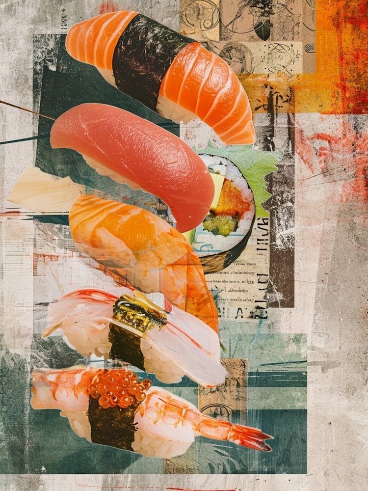 Kitsch Sushi Collage 3