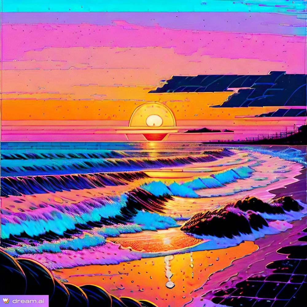 Dreamy Sunset Beach
