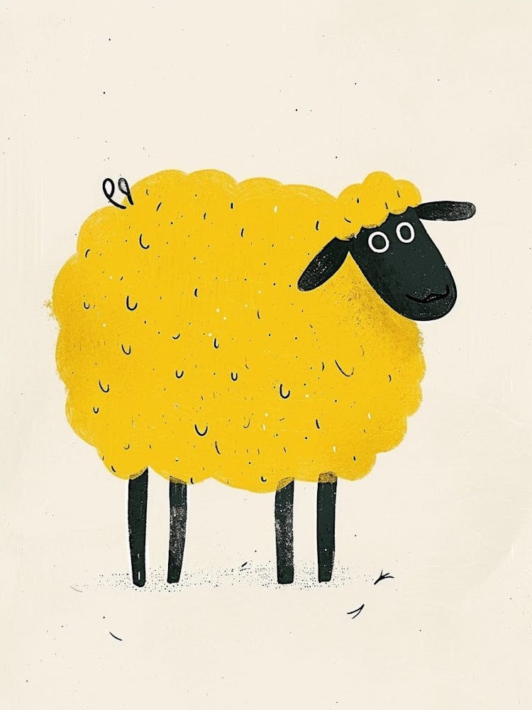 Yellow Sheep 5