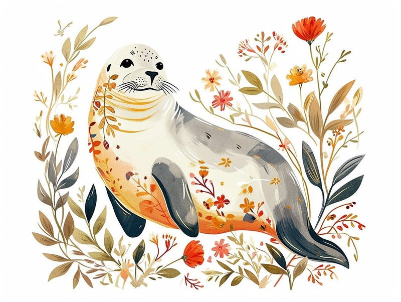 Little Floral Elephant Seal 1