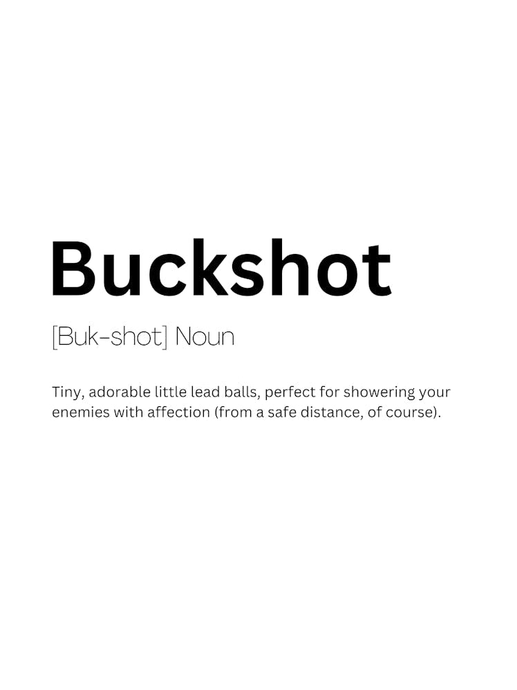 Buckshot Definition Meaning 1