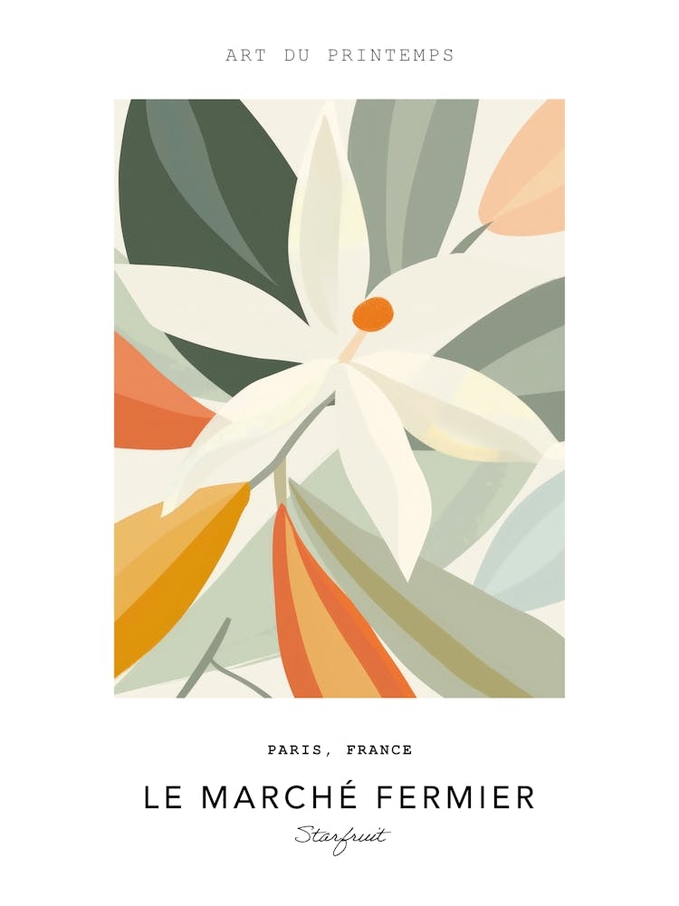 Starfruit Le Marche Fermier Poster 3