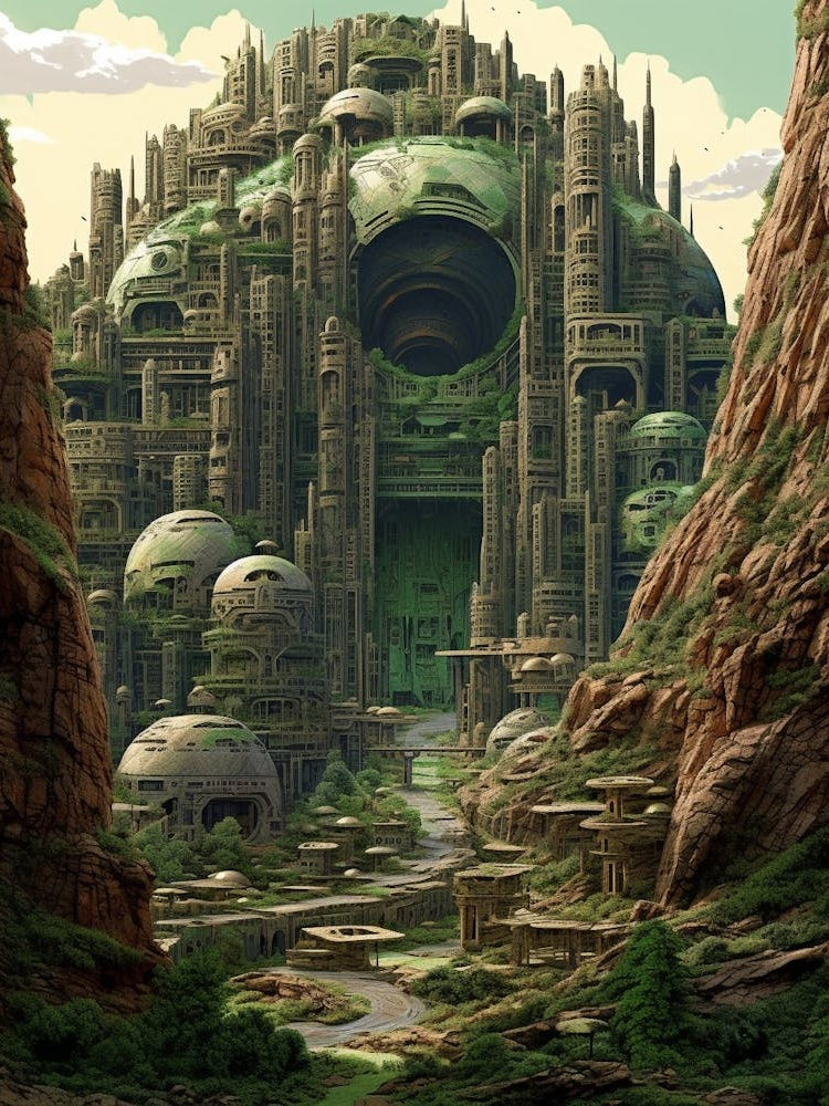 Tacoma Museum District Pointillism 6