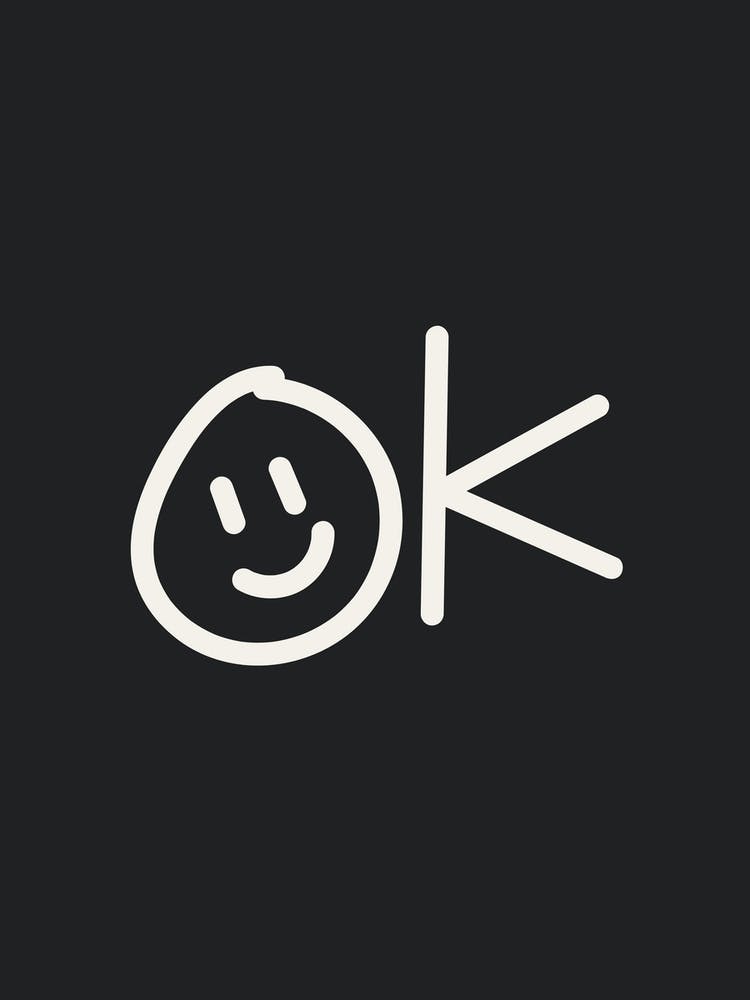 Ok Smiley Poster 6
